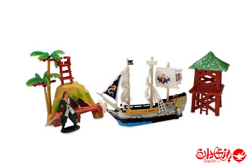 اسباب-بازی-ماکت کشتی دزدان دریایی