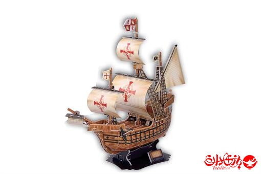 اسباب-بازی-پازل سه بعدی فومی کشتی سانتا ماریا کریستف کلمب111 تکه