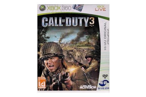 اسباب-بازی-دی وی دی CALL OF DUTY ٣ - XBOX