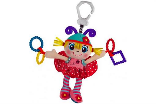 اسباب-بازی-عروسک کفشدوزک لولو دندانگیر و آویز 10 اینچی playgro