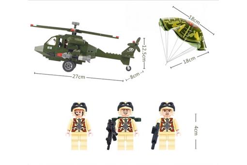 اسباب-بازی-لگو 275 تکه هلیکوپتر جنگنده