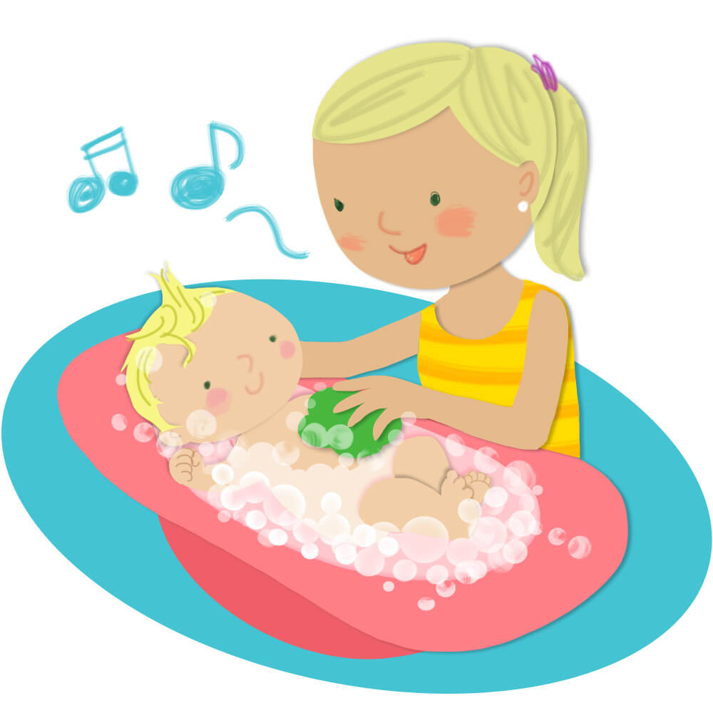 حباب بازی در حمام