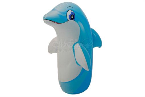 اسباب-بازی-کیسه بوکس بادی کف آب طرح دلفین اینتکس