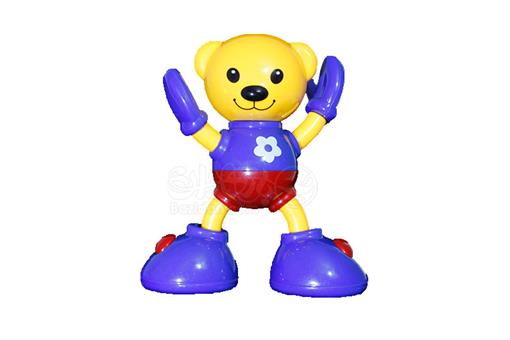 اسباب-بازی-خرس رنگی جغجغه‌ ای