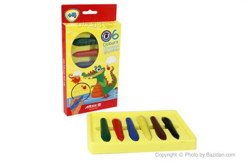 اسباب-بازی-مداد شمعی مخروطی 6 رنگ