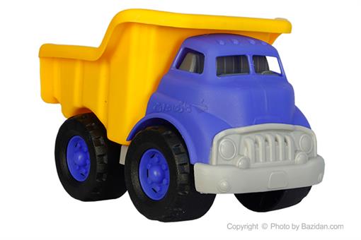 اسباب-بازی-کامیون خاکریز نشکن آبی زرد نیکو تویز