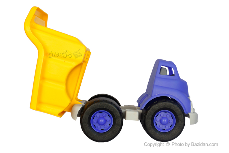 تصویر شماره 2  کامیون خاکریز نشکن آبی زرد نیکو تویز
