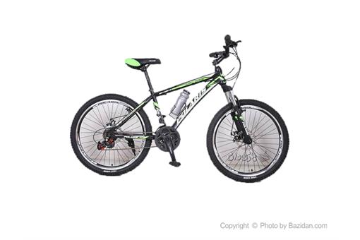 اسباب-بازی-دوچرخه پلاریس سبز و مشکی سایز 24