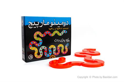 اسباب-بازی-دومینو مارپیچ(شکلها و رنگها)