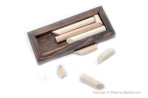 اسباب-بازی-پازل میله ای 8 قطعه چوبی
