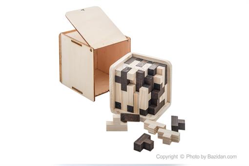اسباب-بازی-پازل سه بعدی 54 قطعهt شکل چوبی