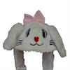 تصویر شماره 1  کلاه عروسکی نمایشی خرگوش پاپیون دار سفید گوش متحرک اصل